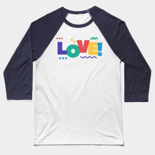 Love Design Baseball T-Shirt